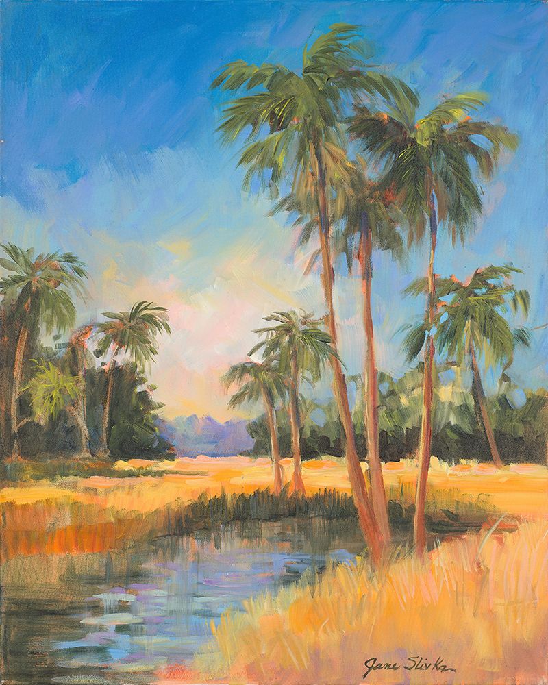 Tropical Palms art print by Jane Slivka for $57.95 CAD