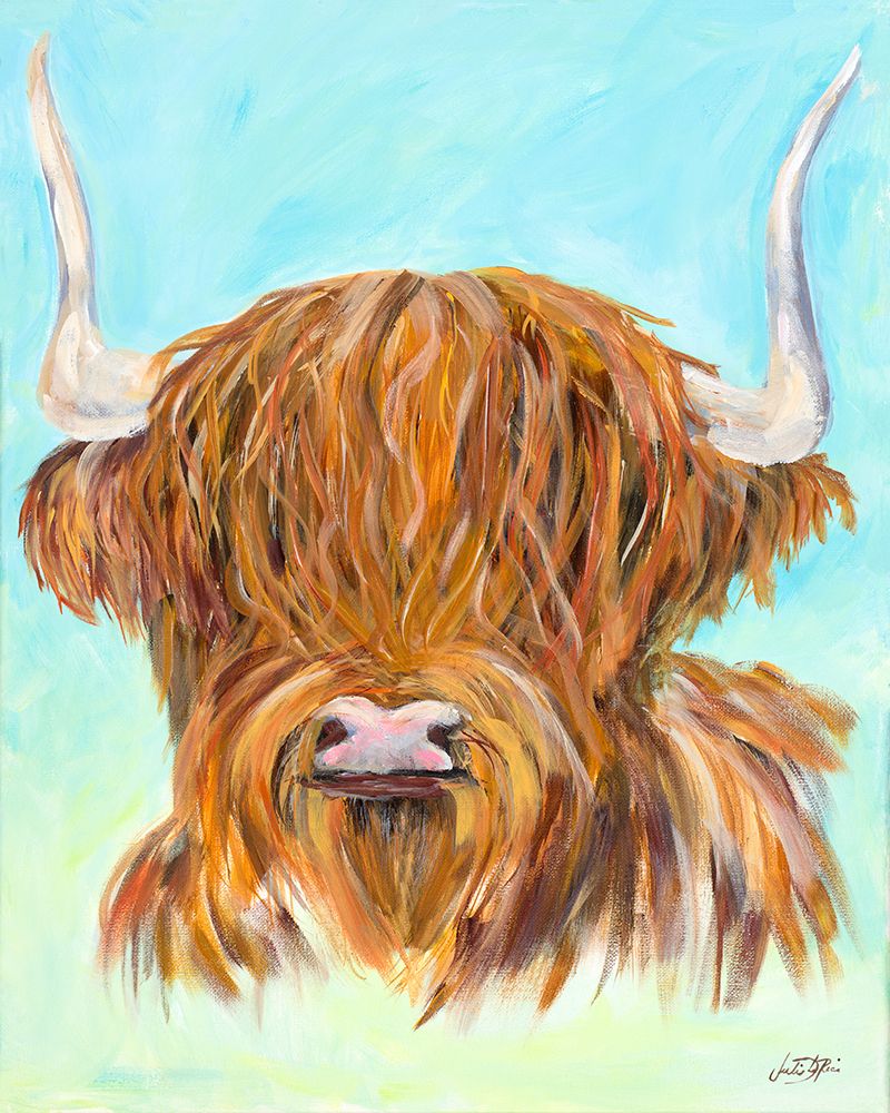 Highland Cow art print by Julie DeRice for $57.95 CAD
