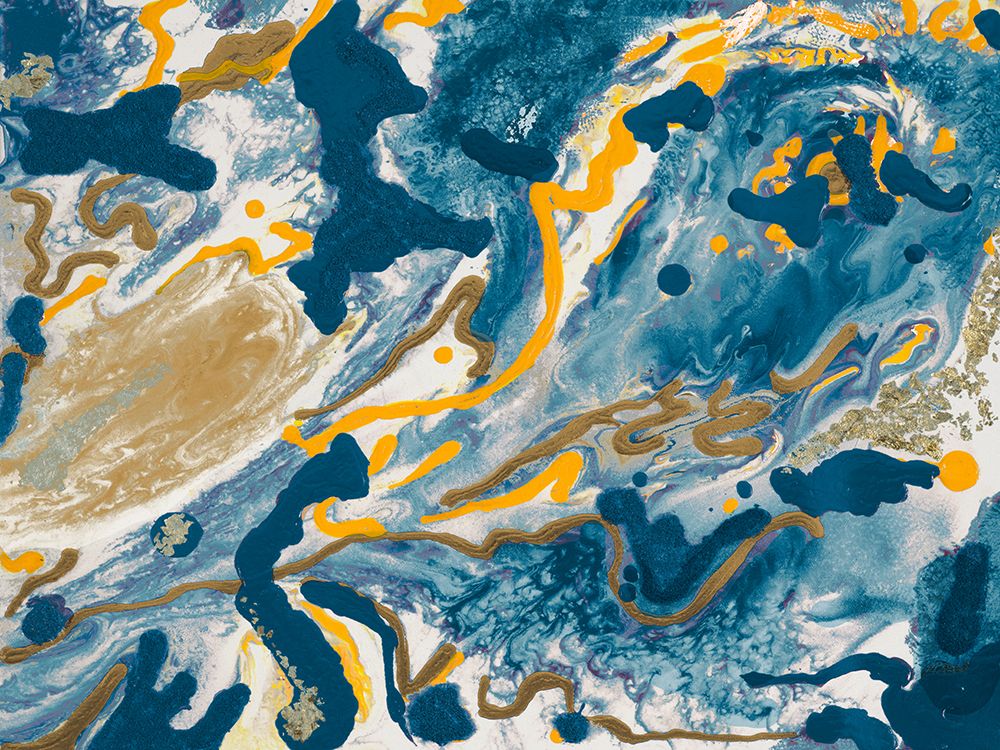 Rubrum Blue art print by Ajoya Grace for $57.95 CAD