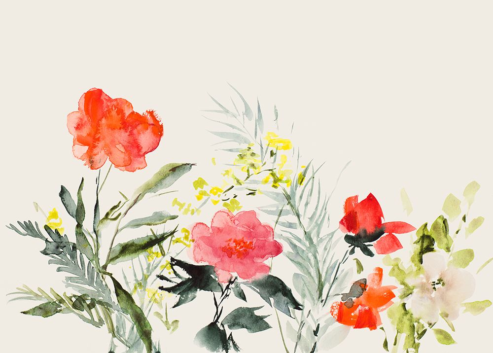 Sun Warmed Wildflowers art print by Lanie Loreth for $57.95 CAD