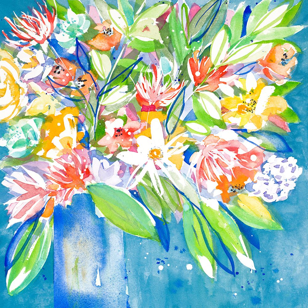 Floral Burst art print by Krinlox for $57.95 CAD