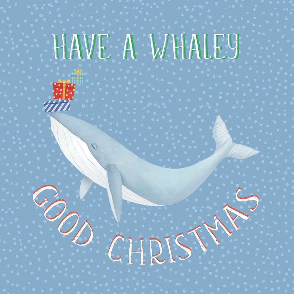 Have a Whaley Good Christmas art print by Lucca Sheppard for $57.95 CAD