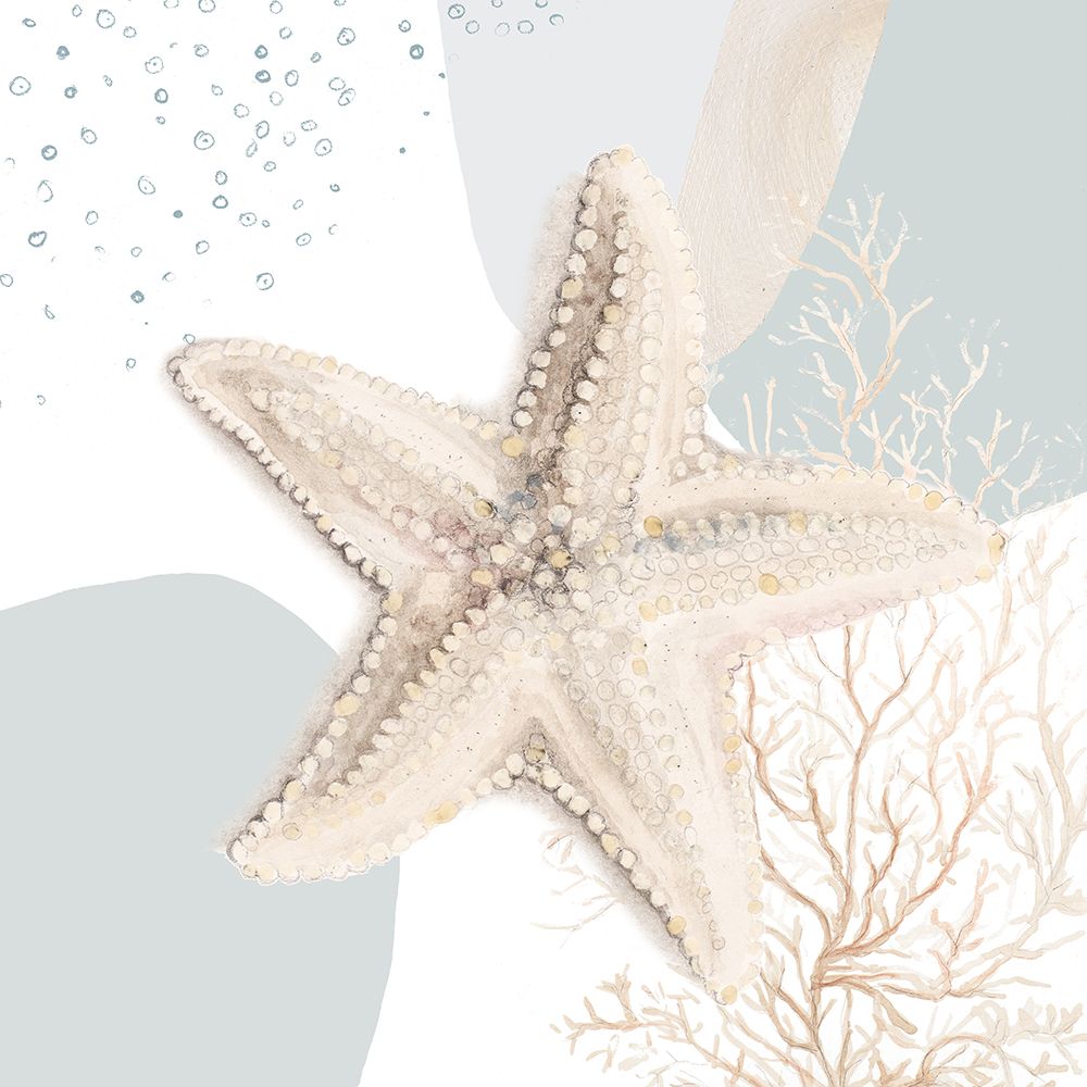 Ocean Oasis Bubbles Starfish art print by Patricia Pinto for $57.95 CAD