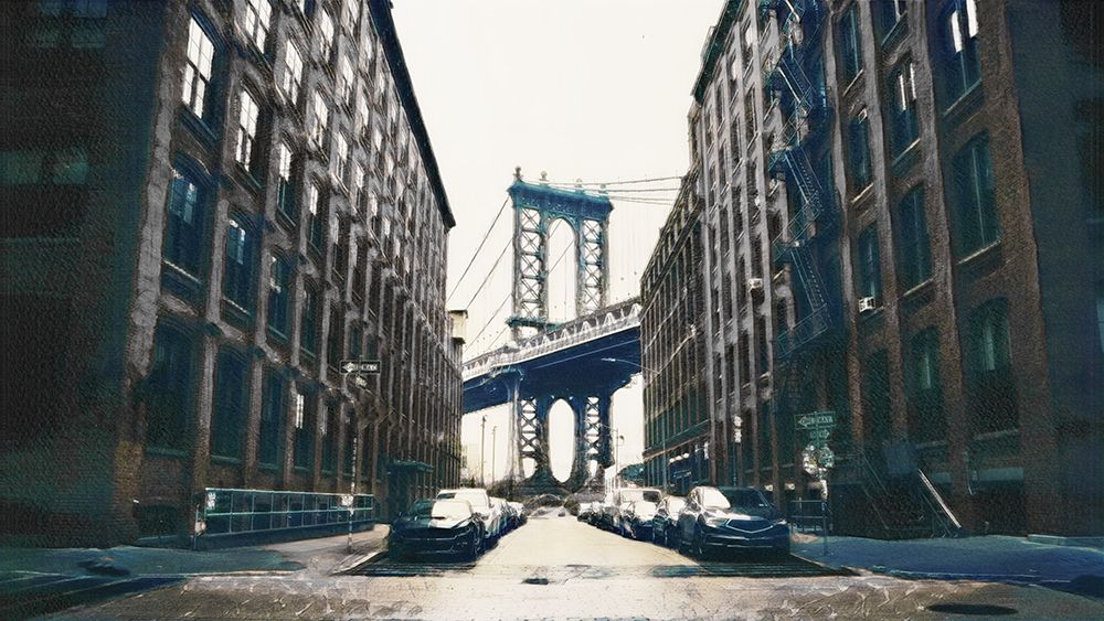 Manhattan Bridge art print by SD Graphics Studio for $57.95 CAD