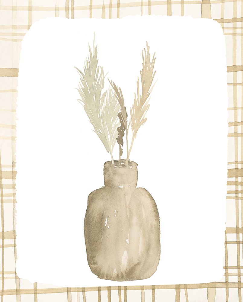 Farmhouse Potted Pampas I art print by Lucille Price for $57.95 CAD
