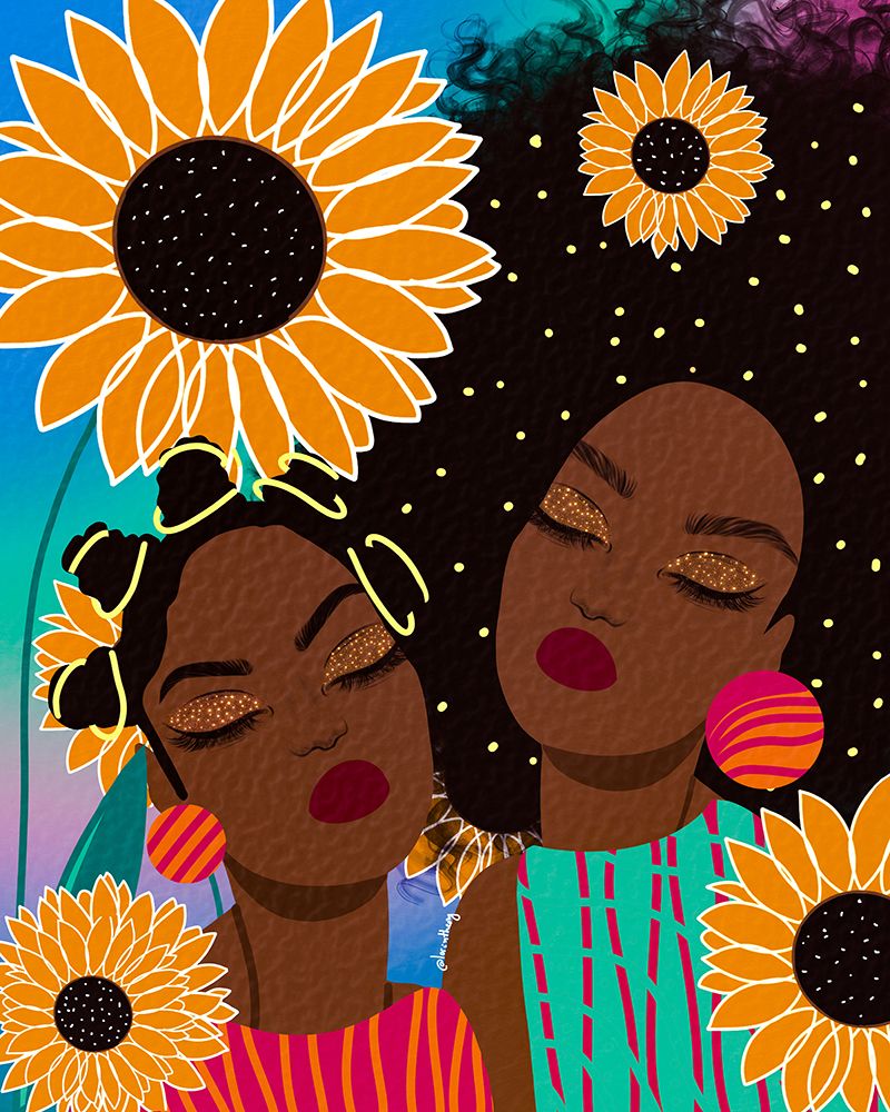 Sunflower Women art print by Lorintheory for $57.95 CAD