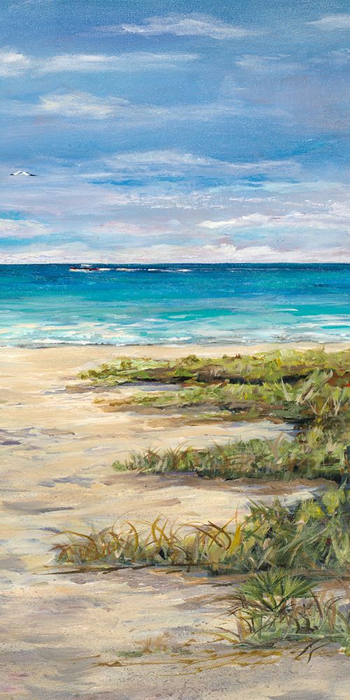 Beach View Panel II art print by Julie DeRice for $57.95 CAD