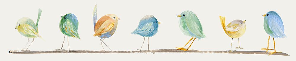 Cute Little Birds Panel art print by Lanie Loreth for $57.95 CAD