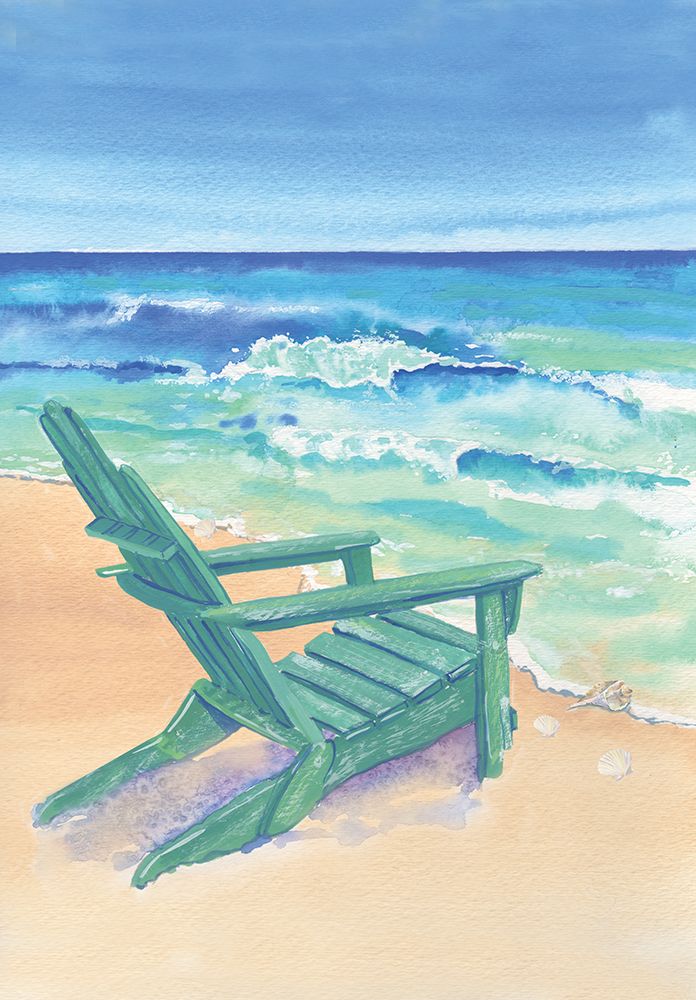 Chair By The Sea art print by Erica Christopher for $57.95 CAD