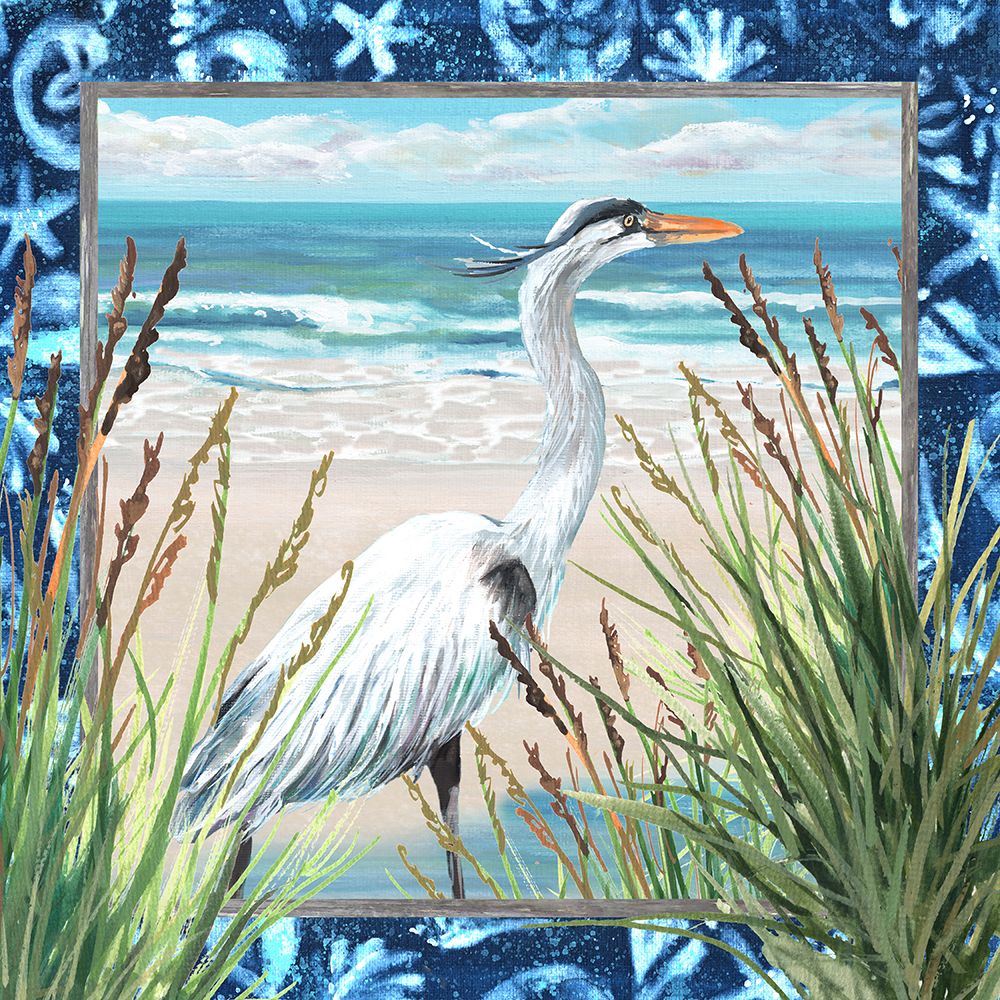 Seas The Day Egret art print by Erica Christopher for $57.95 CAD