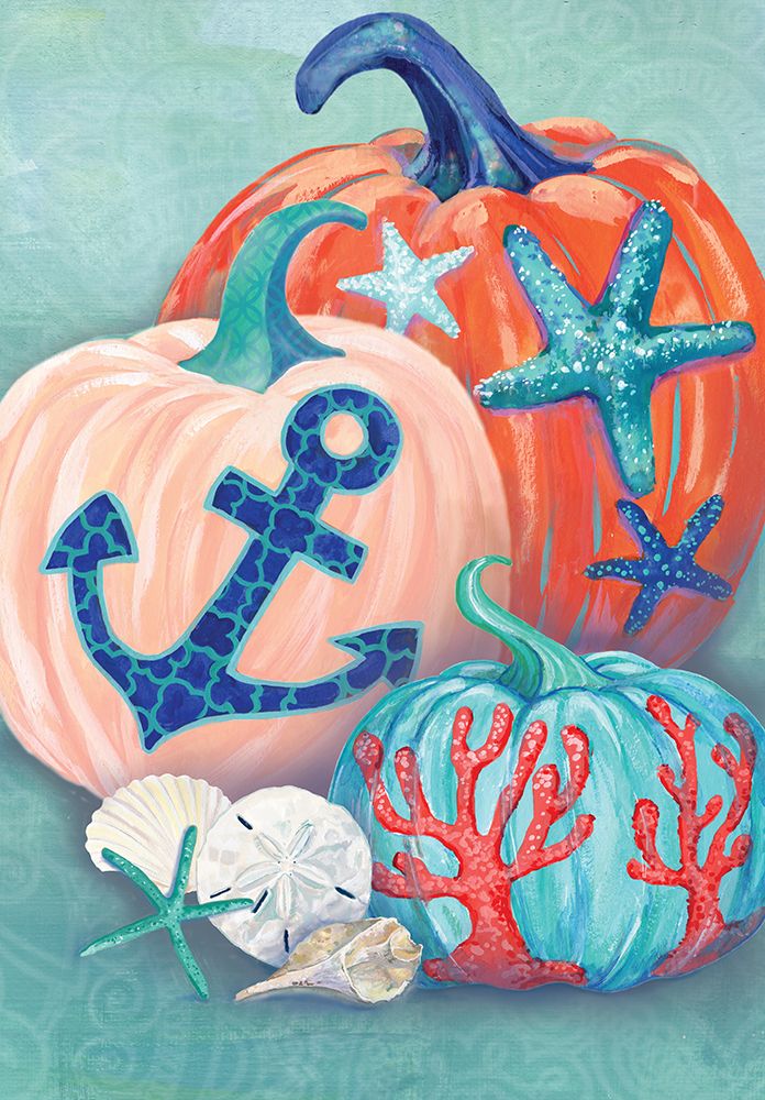 Coastal Pumpkins art print by Erica Christopher for $57.95 CAD