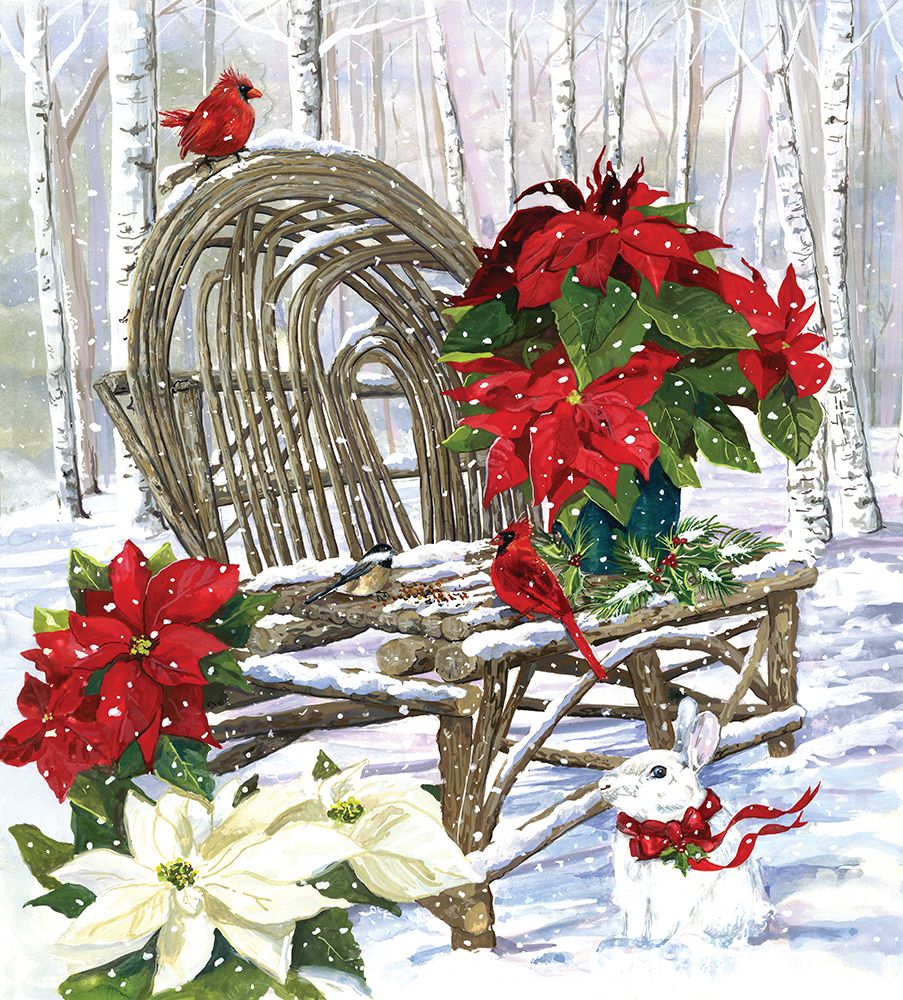 Christmas In The Forest art print by Erica Christopher for $57.95 CAD