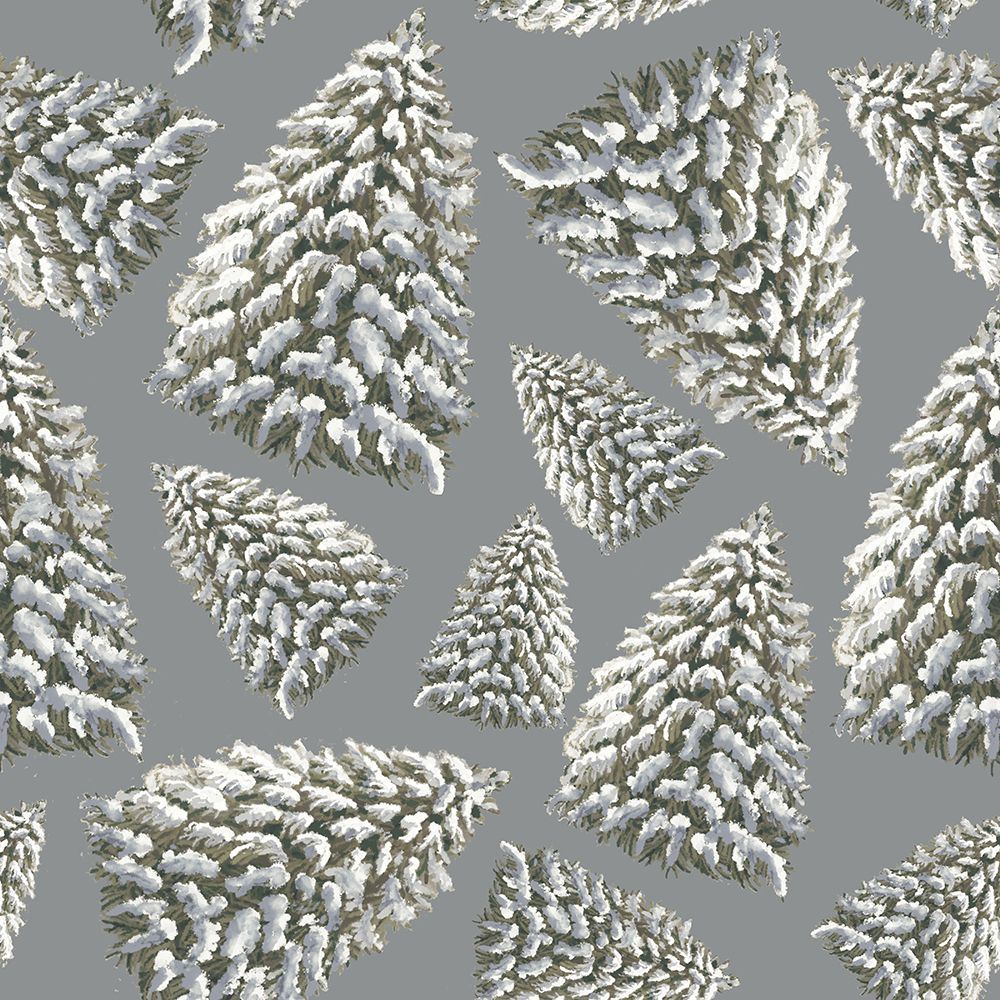 Snow Covered Christmas Trees art print by Erica Christopher for $57.95 CAD