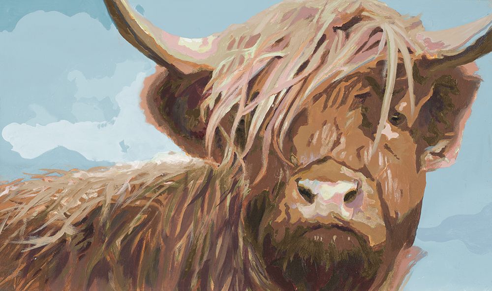 Highland Cow art print by Patricia Pinto for $57.95 CAD