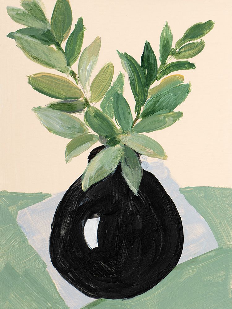 Little Plants In Black Vase III art print by Lanie Loreth for $57.95 CAD