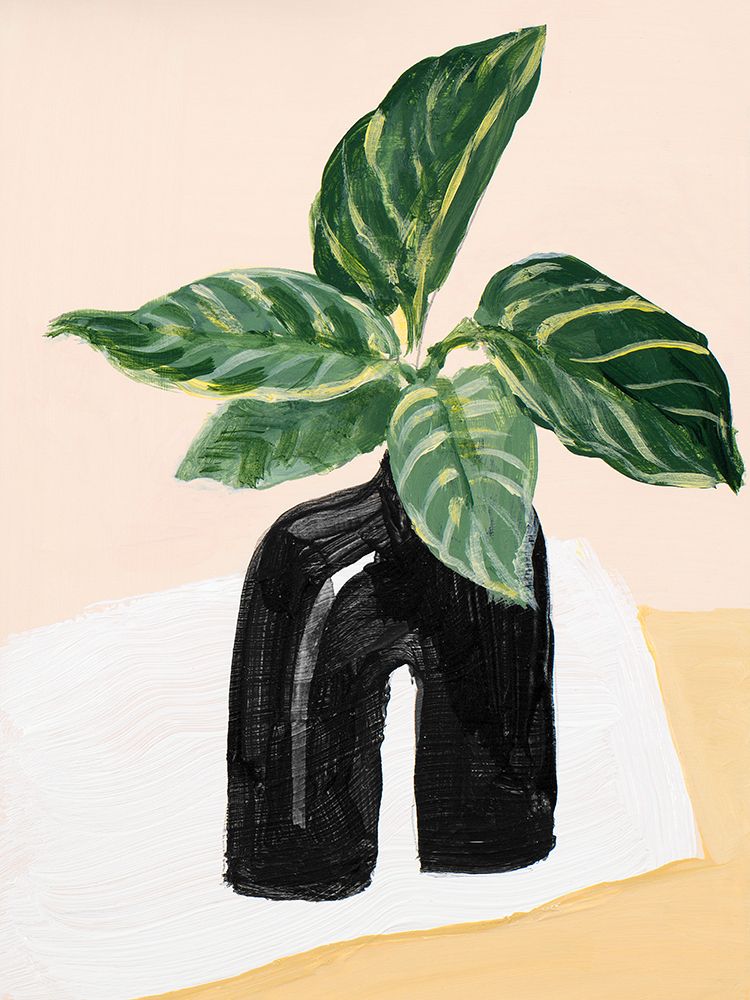 Little Plants in Black Vase II art print by Lanie Loreth for $57.95 CAD