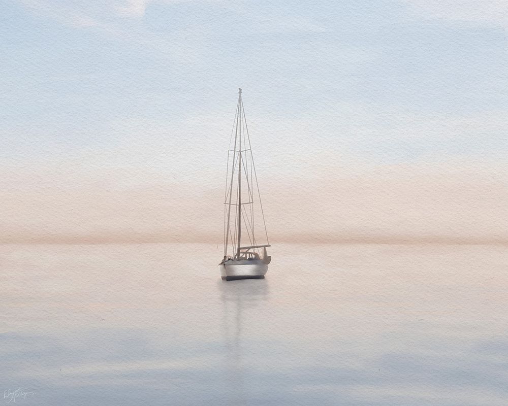 Quiet Morning Sail art print by Elizabeth Medley for $57.95 CAD