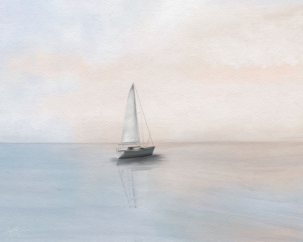 Quiet Morning Sail II art print by Elizabeth Medley for $57.95 CAD
