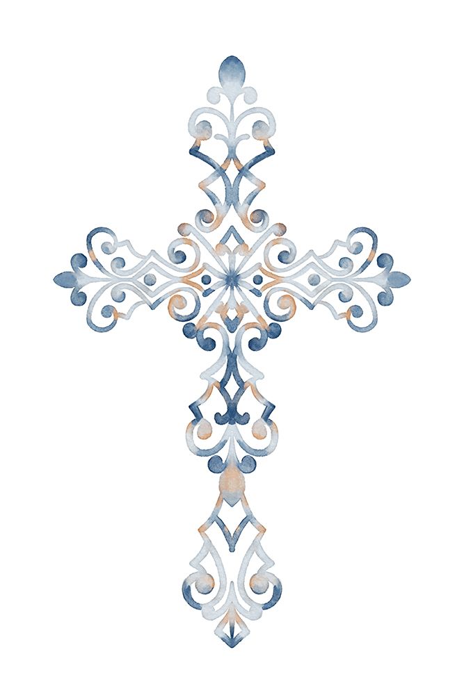 Ornate Cross art print by Angel Nicole for $57.95 CAD