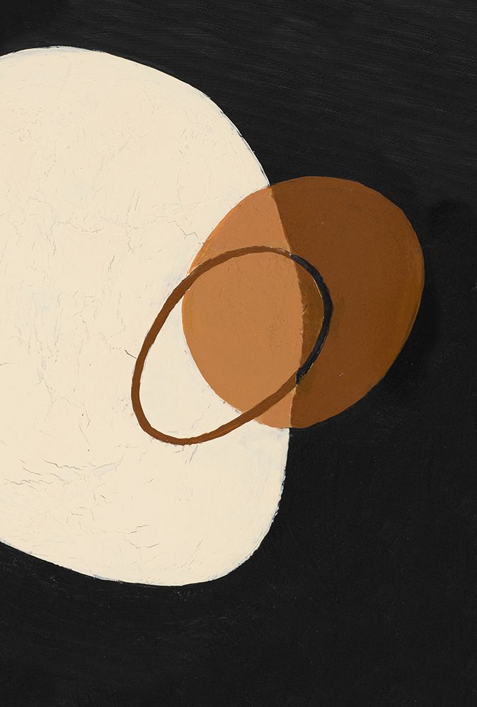 Circular Abstract Black art print by Patricia Pinto for $57.95 CAD