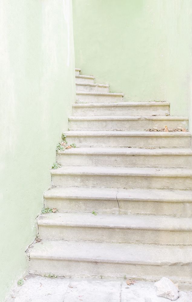 Up The Old Stairs art print by Erin Marie for $57.95 CAD