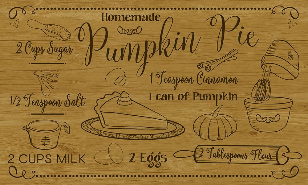 Homemade Pumpkin Pie art print by Andi Metz for $57.95 CAD