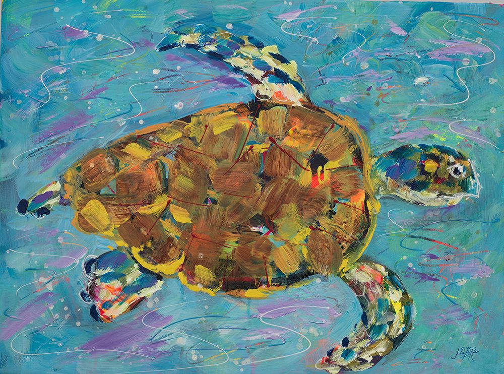 Sea Turtle II art print by Julie DeRice for $57.95 CAD