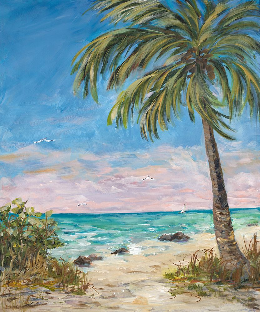 By The Single Palm art print by Julie DeRice for $57.95 CAD