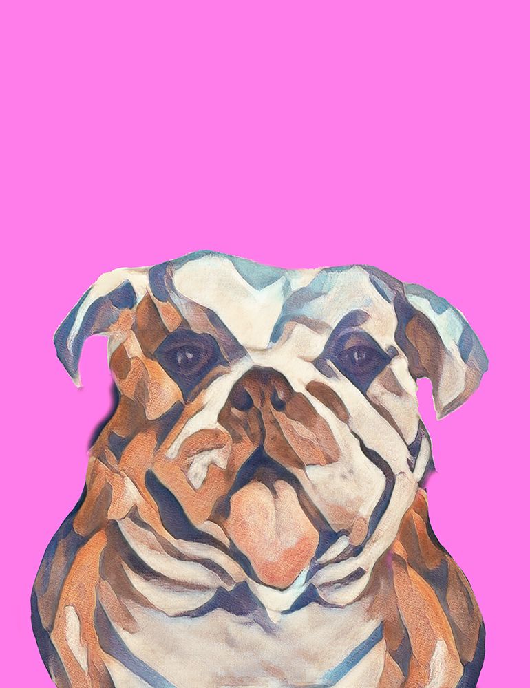 Spoiled Puppers In Pink art print by Patricia Pinto for $57.95 CAD