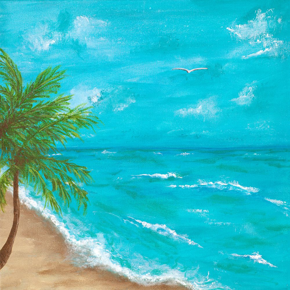 Beach Life I art print by Kelly Elizabeth for $57.95 CAD