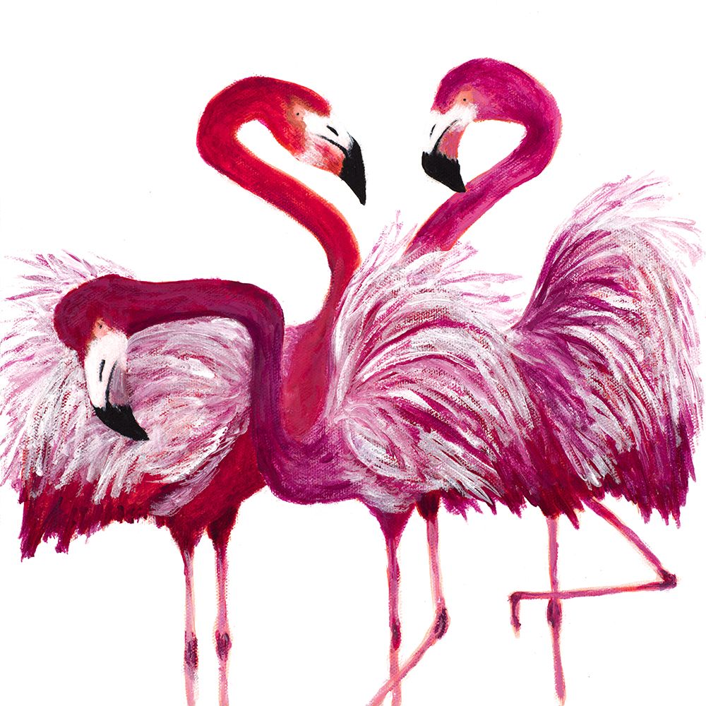 Flamingos art print by Kelly Elizabeth for $57.95 CAD