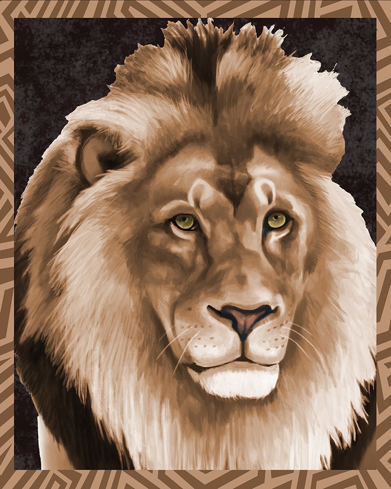 Lion Portrait Formal art print by Lucca Sheppard for $57.95 CAD