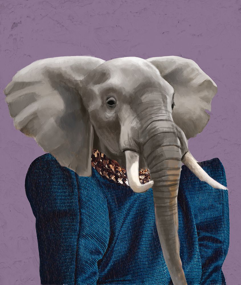 Lady Elephant art print by Lucca Sheppard for $57.95 CAD