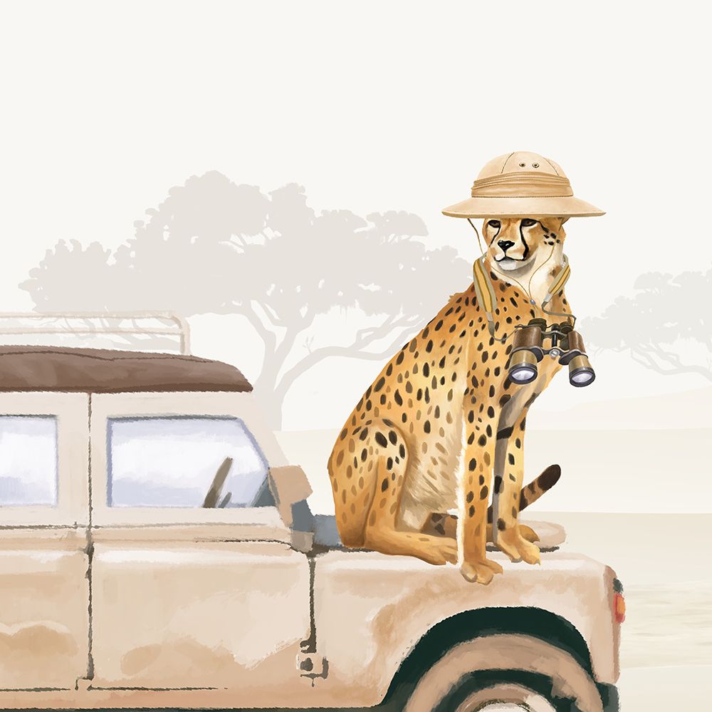 Cheetah On Safari art print by Lucca Sheppard for $57.95 CAD