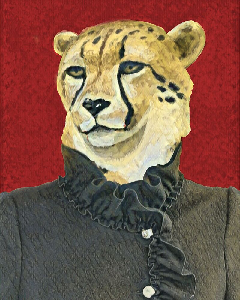 Lady Cheetah art print by Lucca Sheppard for $57.95 CAD