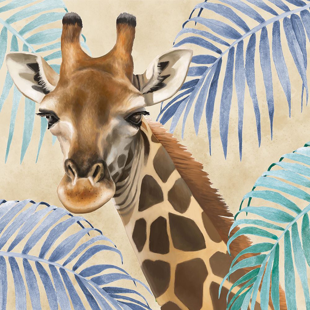 Giraffe Close Up Portrait art print by Lucca Sheppard for $57.95 CAD
