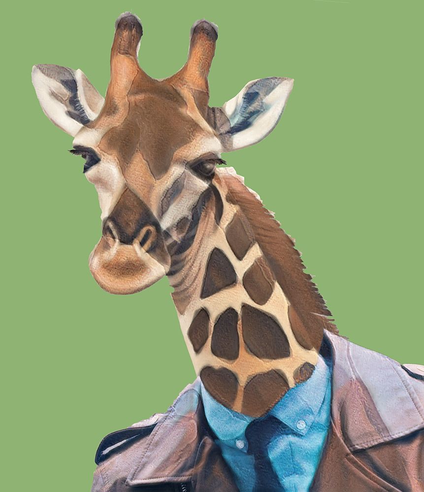 Sir Giraffe art print by Lucca Sheppard for $57.95 CAD