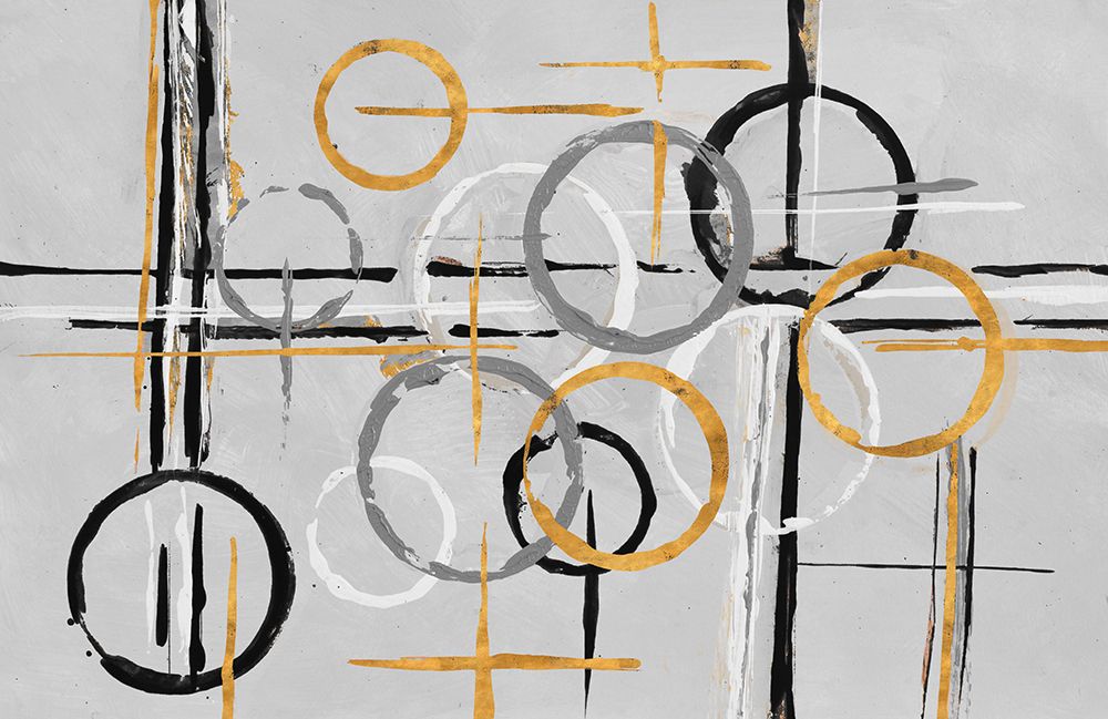 Circles in Motion II art print by Merri Pattinian for $57.95 CAD