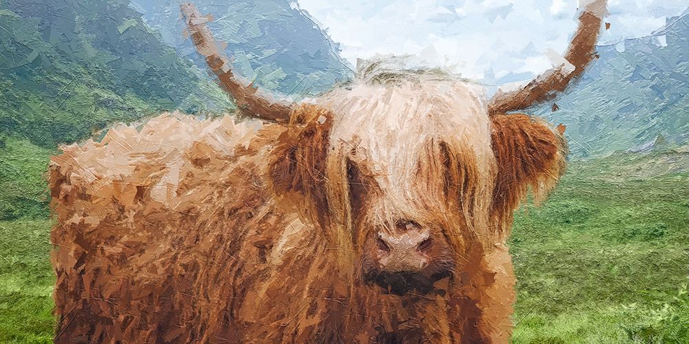 Highland Bull art print by Kali Wilson for $57.95 CAD