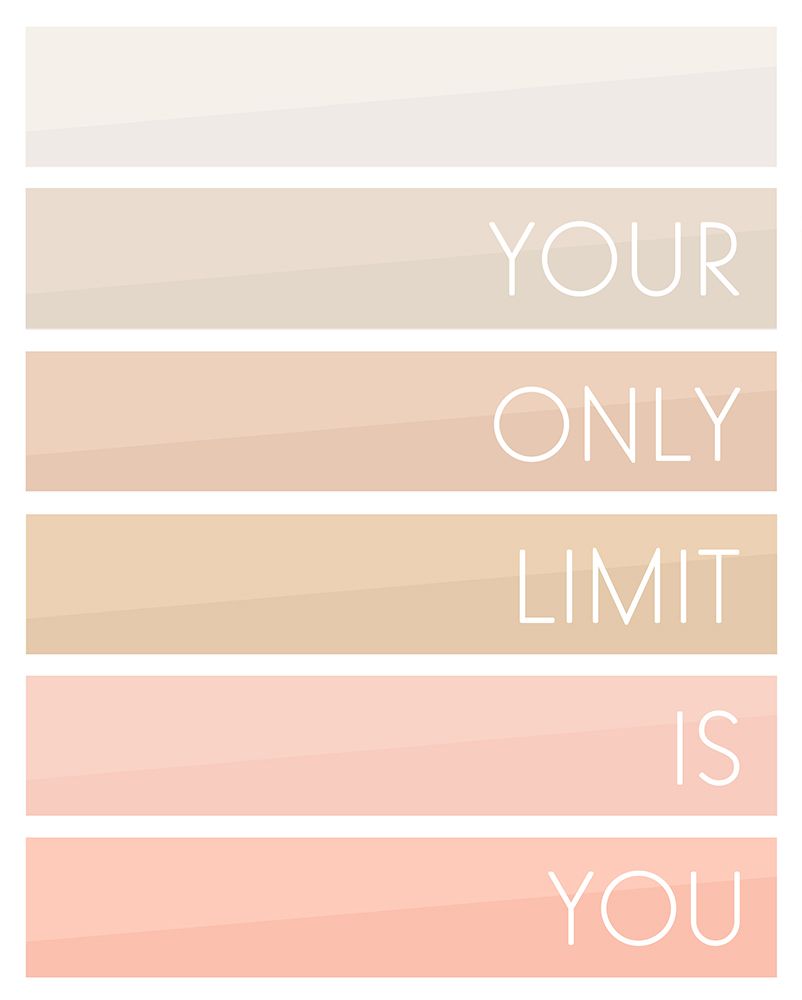 Your Only Limit Is You art print by Anna Quach for $57.95 CAD
