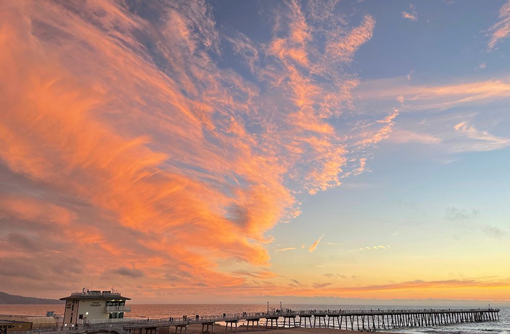 Hermosa Beach Sunset art print by Kathy Mansfield for $57.95 CAD