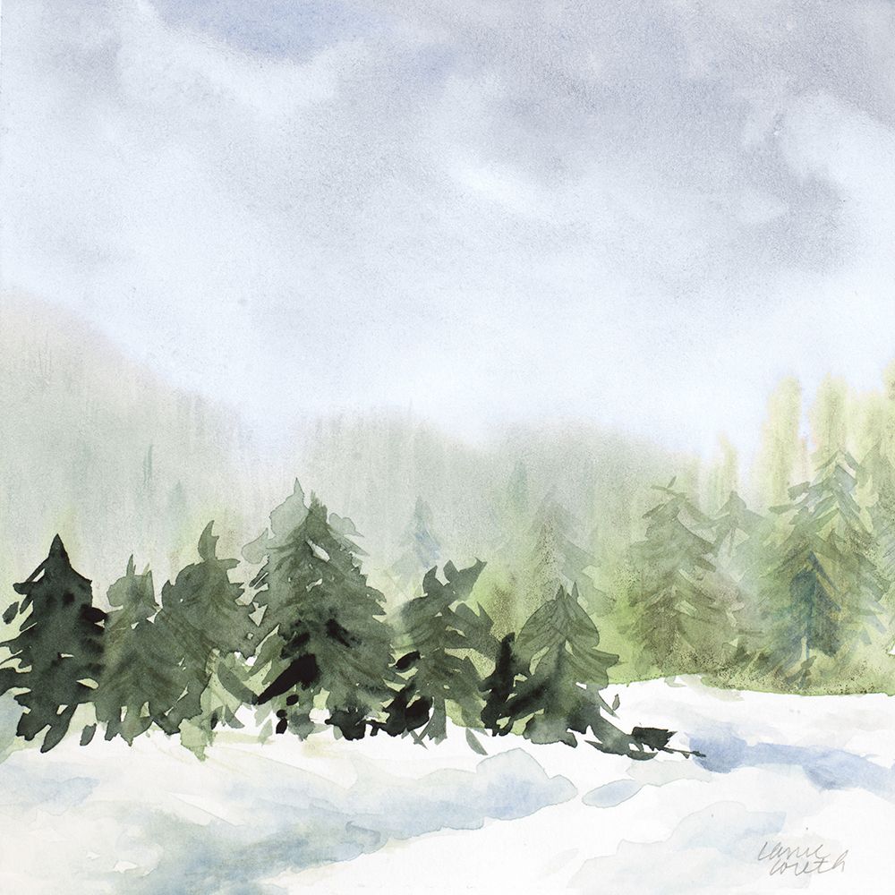 Misty Mountain Morning I art print by Lanie Loreth for $57.95 CAD