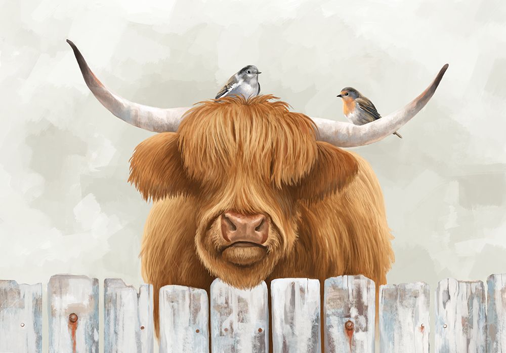 Highland Friends art print by Lucca Sheppard for $57.95 CAD