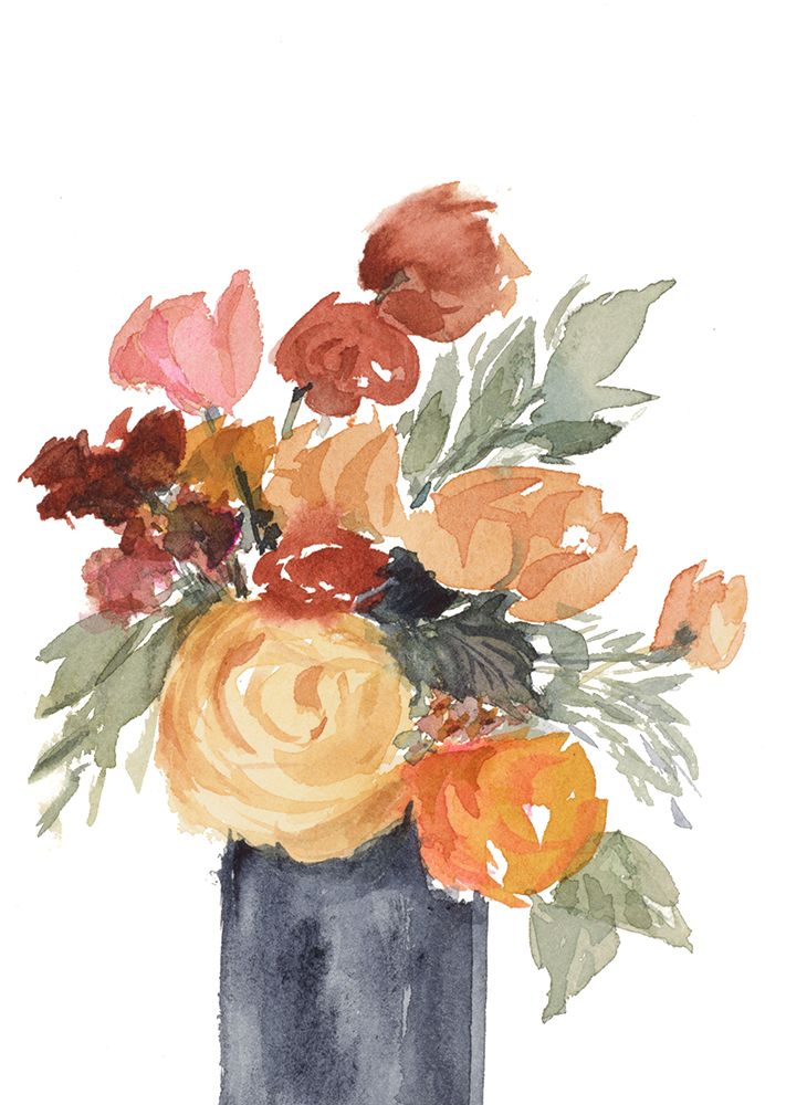 Autumn Flowers art print by Lanie Loreth for $57.95 CAD