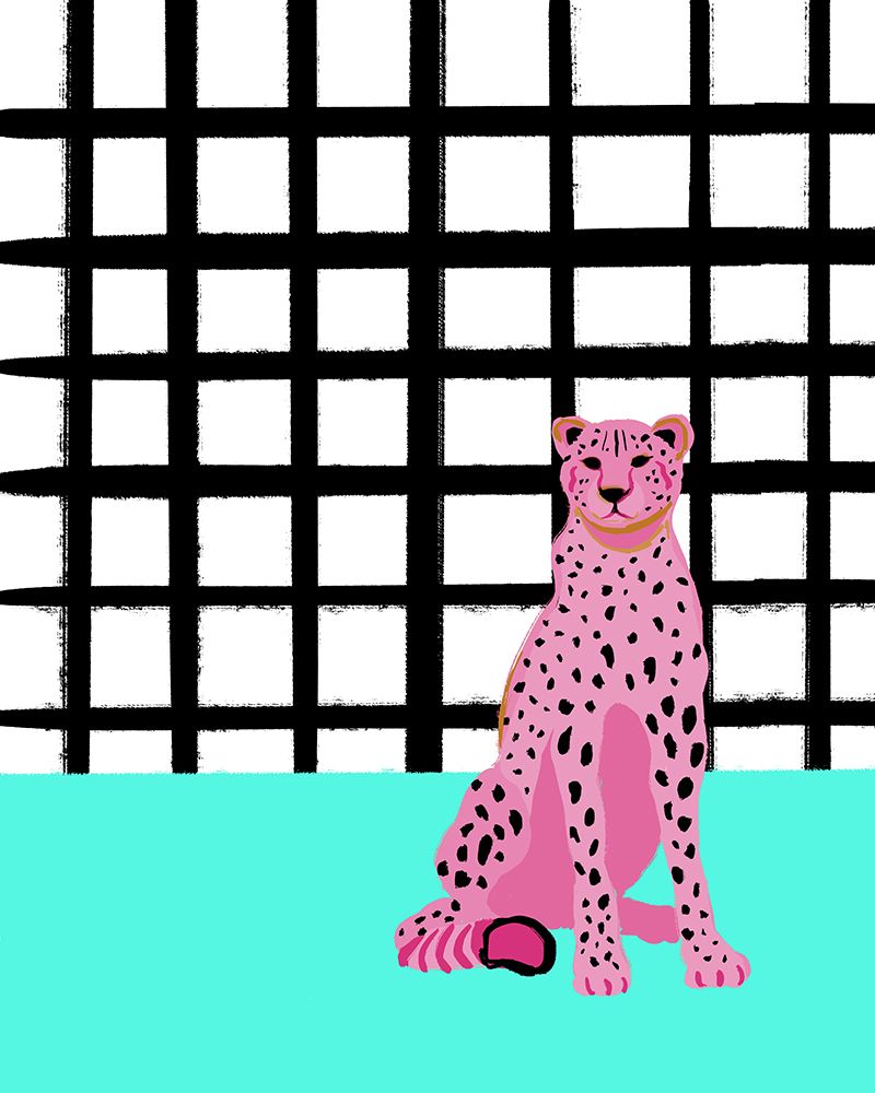 Pink Leopard art print by Elizabeth Medley for $57.95 CAD