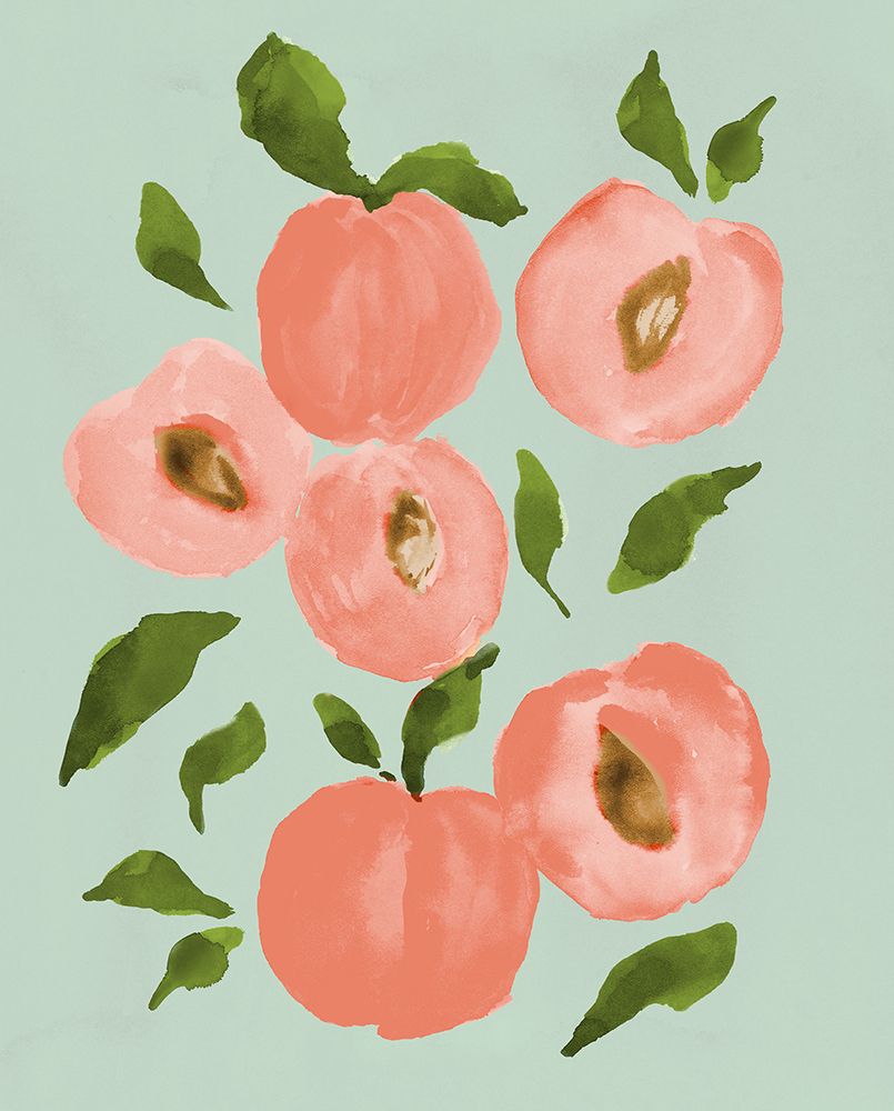 Peaches art print by Lucille Price for $57.95 CAD