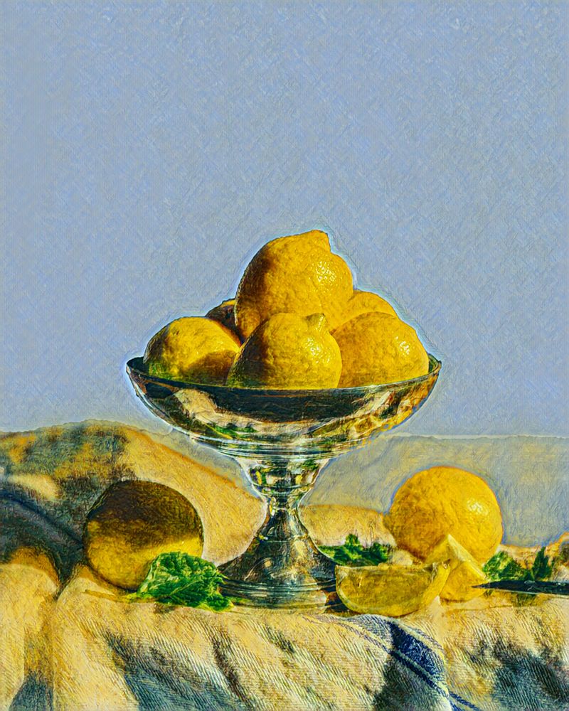 Lemon Bowl art print by SD Graphics Studio for $57.95 CAD