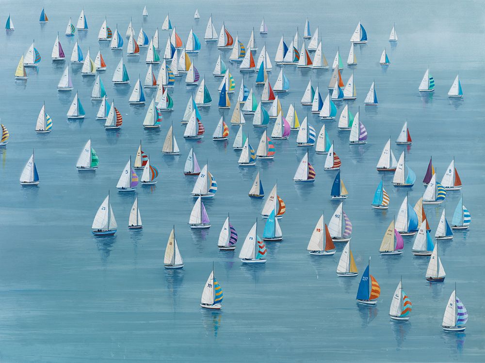 Gathering of Sails art print by Lorenzo Collective for $57.95 CAD