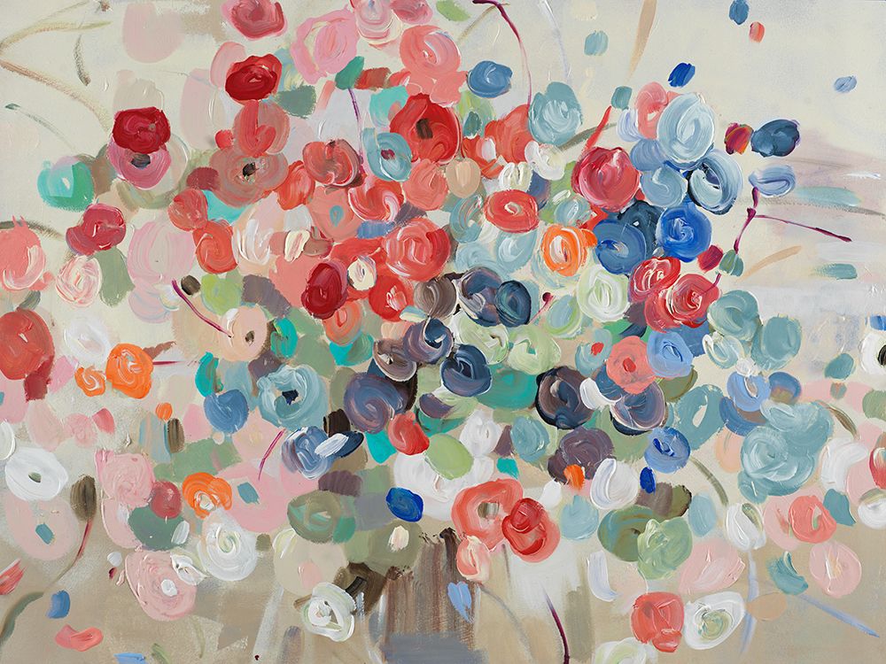 Pops Of Colorful Flowers art print by Lorenzo Collective for $57.95 CAD