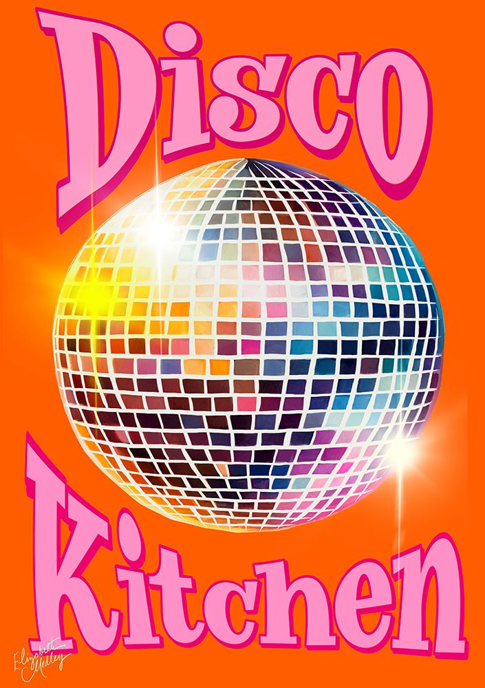 Disco Kitchen art print by Elizabeth Medley for $57.95 CAD